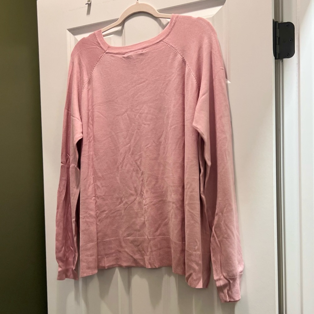 NWT Davi & Dani rhinestone embellished Star loose knit tunic top blouse - Picture 13 of 16